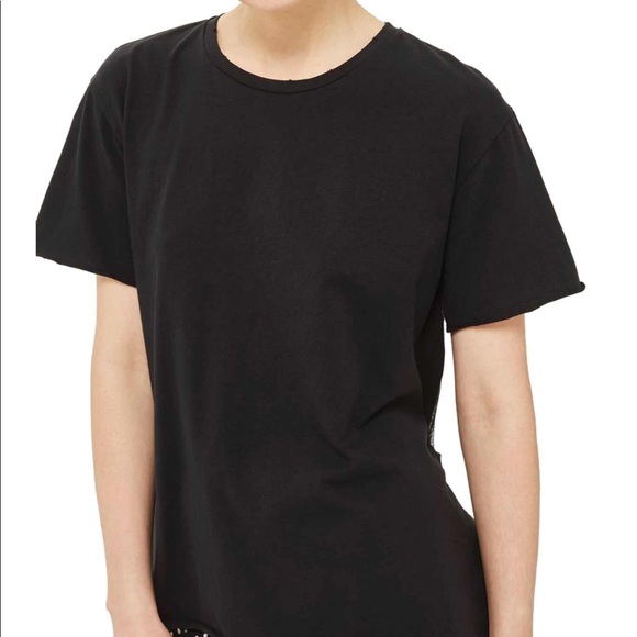 TOPSHOP Tulle Back Tee - Picture 7 of 7